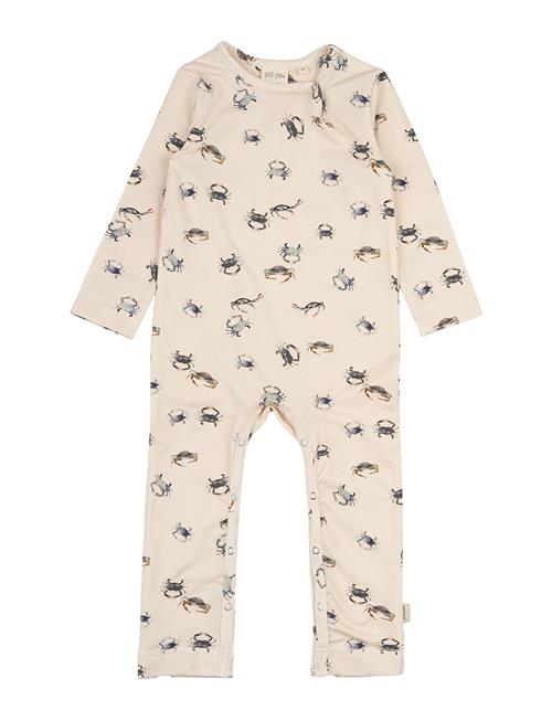 Jumpsuit L/S Printed Petit Piao Cream