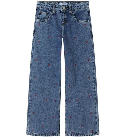 Name It Jeans - Wide - NkfBella - Medium Blue Denim/Heart