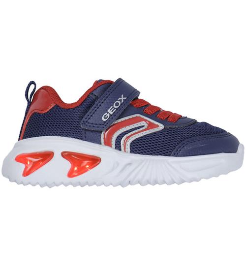 Geox Blinkesko - J Assister - Navy/RÃ¸d