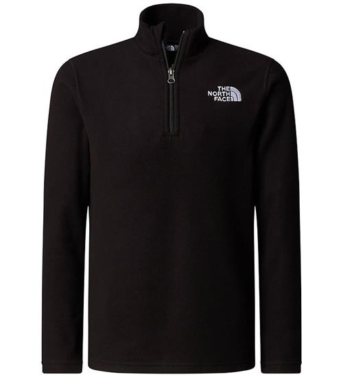 The North Face Fleecejakke - Glacier - 1/4 Zip - Sort