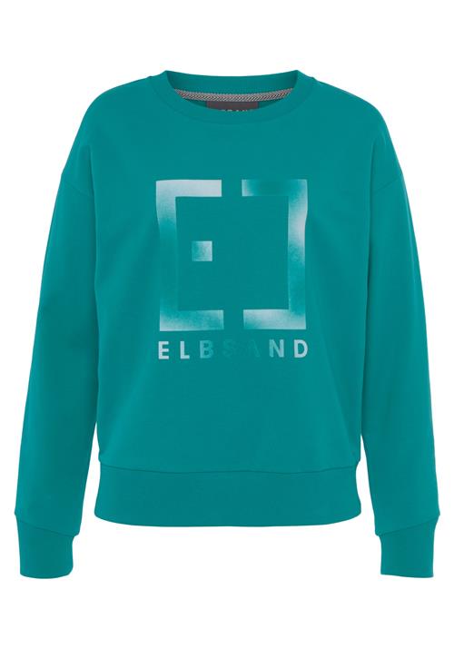 Elbsand Sweatshirt  smaragd / offwhite