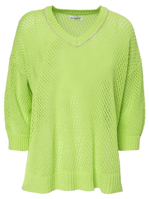 Influencer Pullover  lime