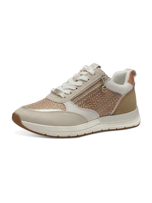 Tamaris Sneaker low  nude / mørkebeige / grå / hvid