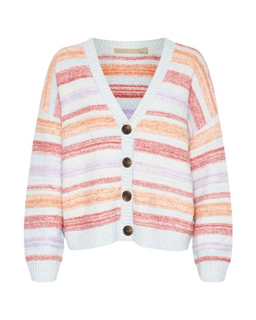 CULTURE Cardigan 'Fiona'  pastellilla / orange / pink / hvid