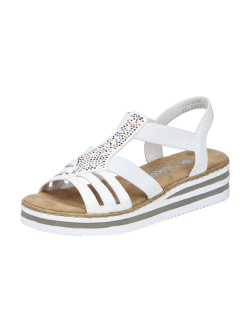 Rieker Sandaler  blandingsfarvet / hvid