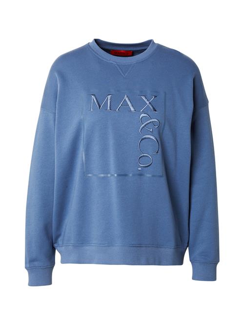 MAX&Co. Sweatshirt 'CENTRO'  marin / lyseblå