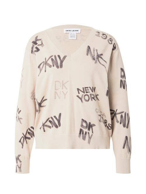 DKNY Pullover  beige / sort