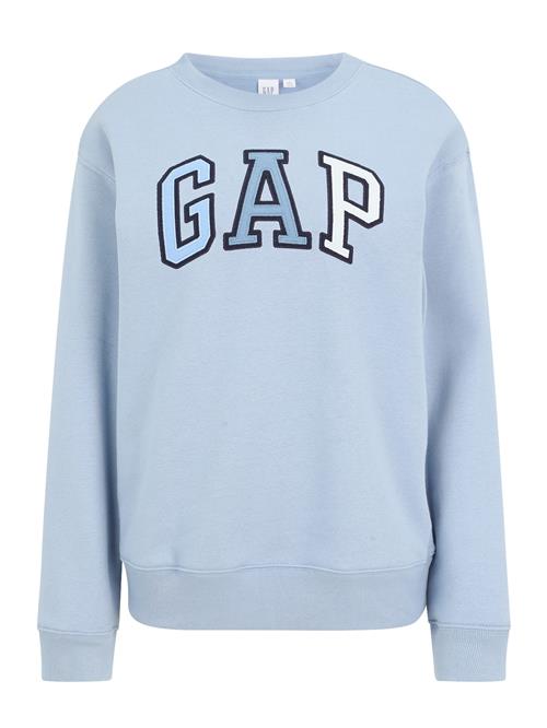 Gap Tall Sweatshirt 'HERITAGE'  røgblå / lyseblå / sort / hvid