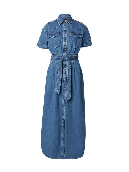 Lee Kjole 'SS MAXI WESTERN DRESS'  blue denim