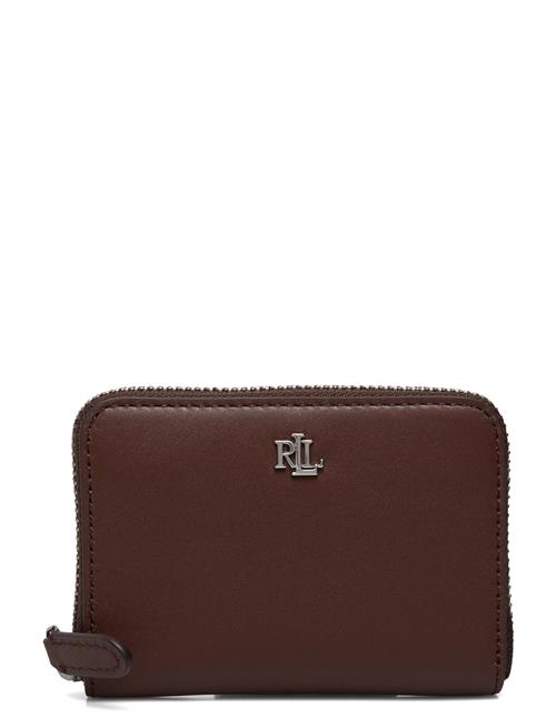 Leather Continental Wallet Lauren Ralph Lauren Brown