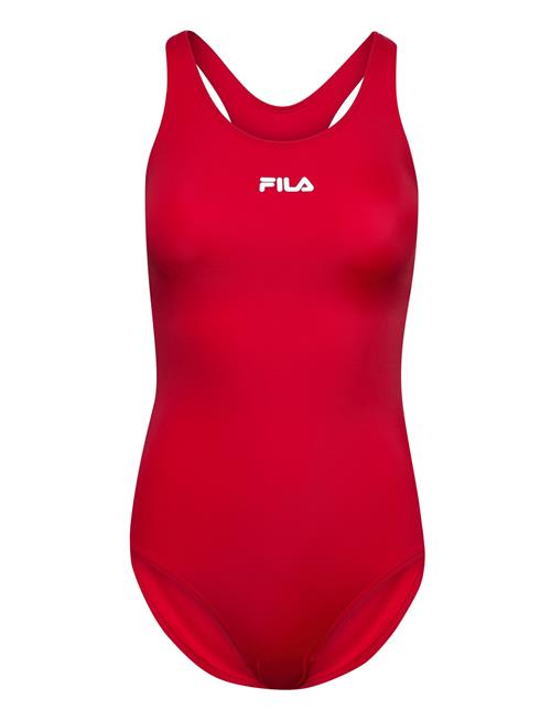 Saki Racer Back Swimsuit FILA Red