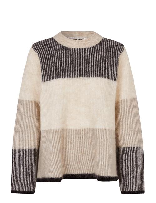 Timma Knit New O-Neck Second Female Beige