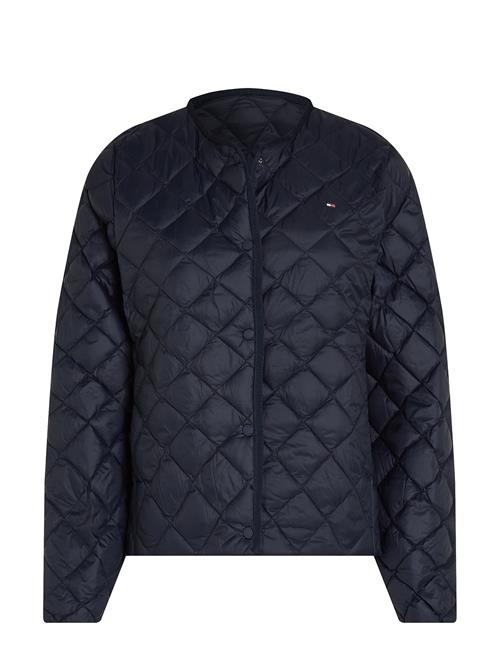 Lw Down Quilted Collarless Jkt Tommy Hilfiger Navy