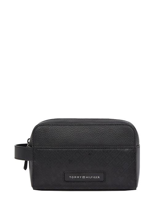 Th Monogram Washbag Tommy Hilfiger Black