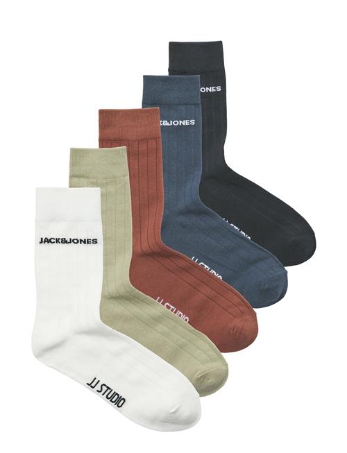 Jack & Jones Jacjjstudio Solid Socks 5 Pack Jack & J S White