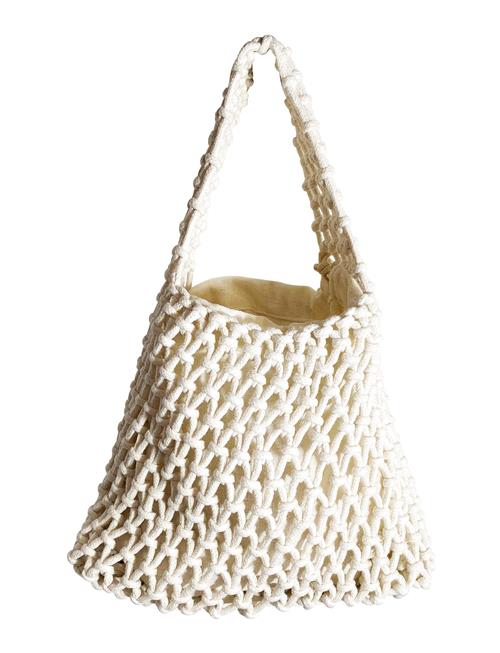 Maria Net Bag White Pipol's Bazaar White