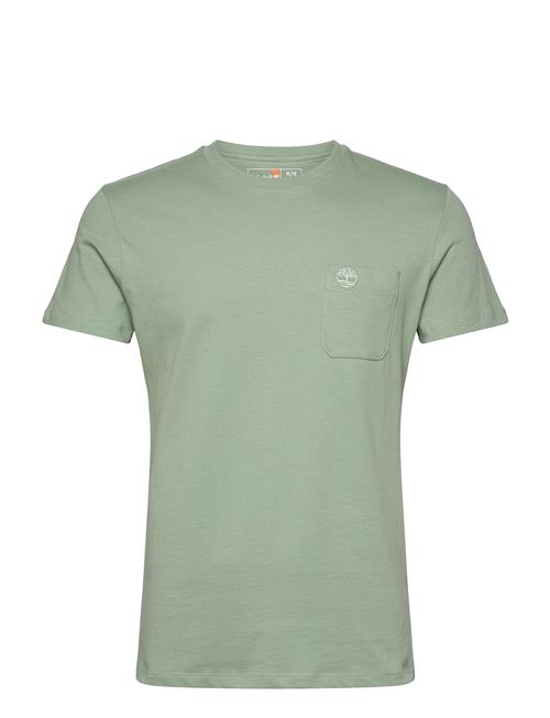 Chest Pocket Short Sleeve Tee Timberland Green