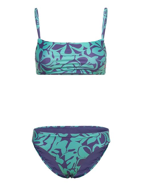 Womens Printed Adjustable Thinstrap 2 Piece Speedo Blue