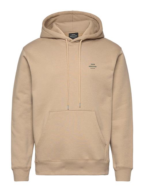 Standard Hoodie Logo Sweat Mads Nørgaard Beige