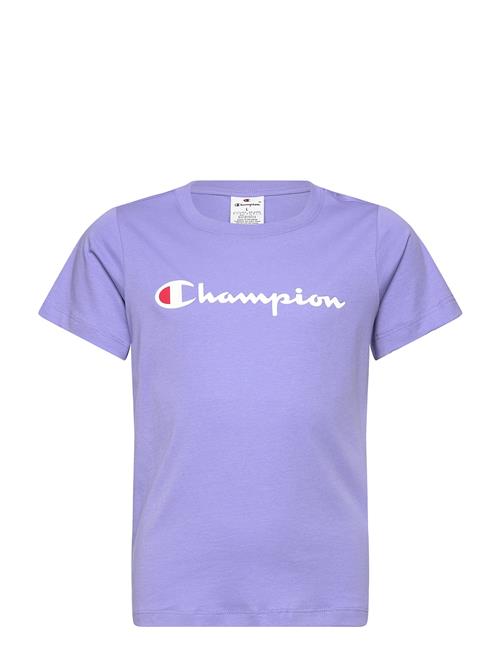 Crewneck T-Shirt Champion Purple