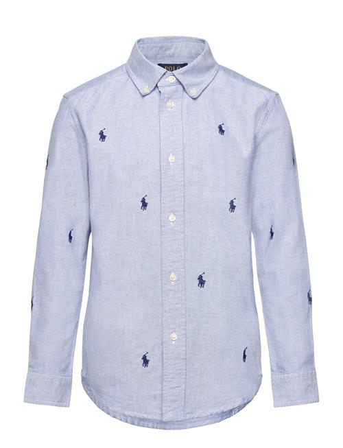 Polo Pony Cotton Oxford Shirt Ralph Lauren Kids Blue