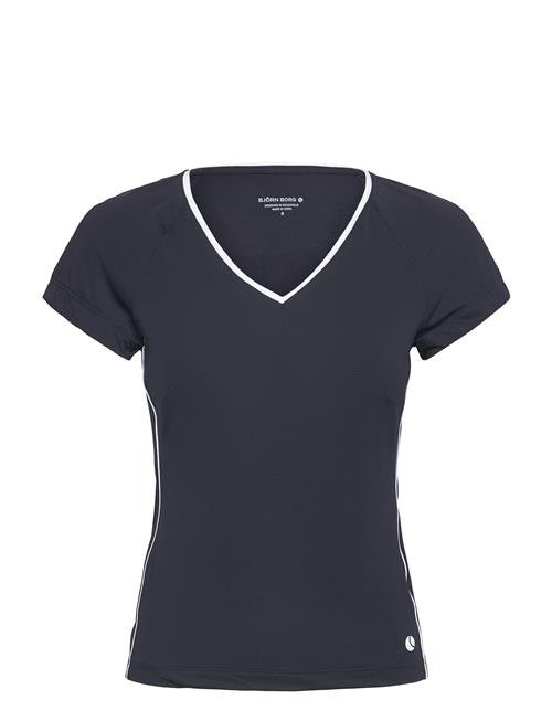 Ace V-Neck T-Shirt Björn Borg Navy