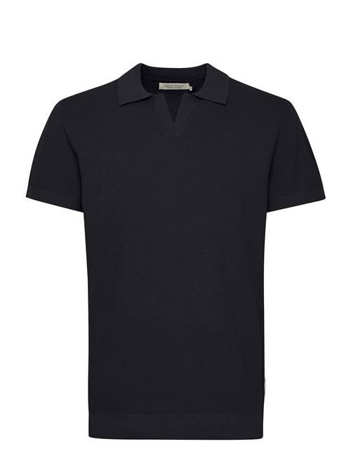 Cfmateo Ss Structured Polo Knit Casual Friday Navy