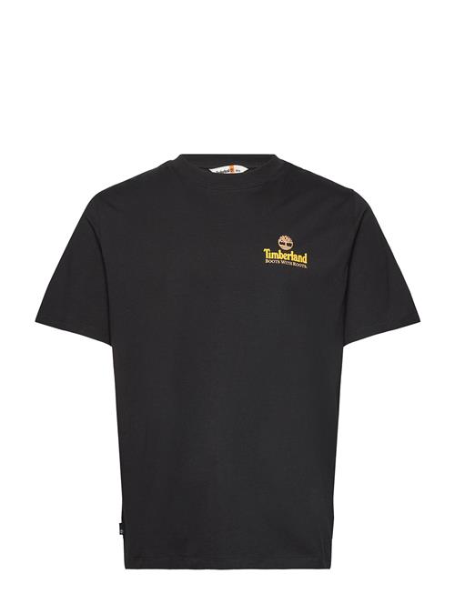 Illustrated Tree Logo Back Graphic Tee Timberland Black