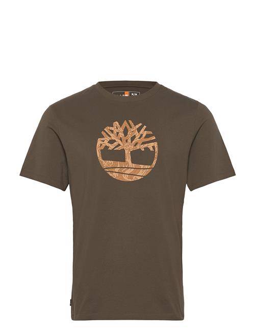 Camo Tree Logo Short Sleeve Tee Timberland Khaki