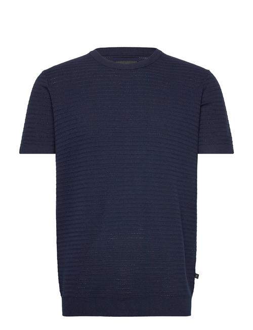 Owen Knitted T-Shirt Clean Cut Copenhagen Navy