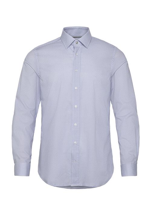 Geo Print Slim Shirt Michael Kors Blue