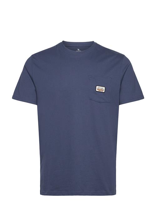 Surf Paradise Badge Tee Update Rip Curl Navy