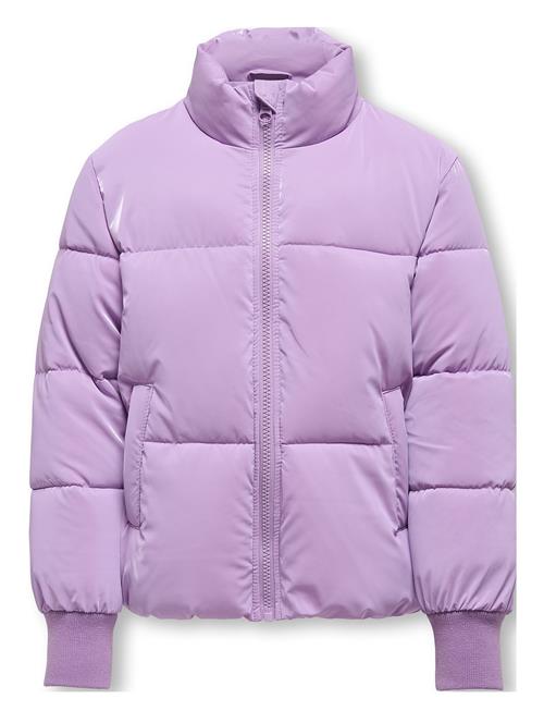 Kogelise Puffer Jacket Otw Kids Only Purple