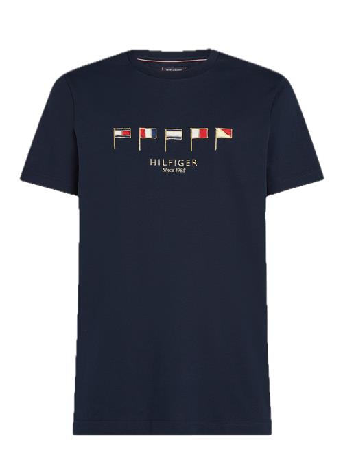 Hilfiger Multi Flags Tee Tommy Hilfiger Navy