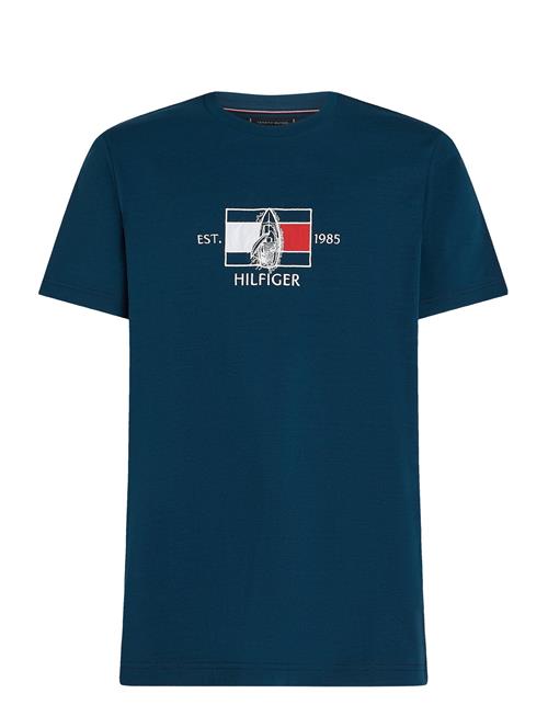 Hilfiger Flag Sailing Tee Tommy Hilfiger Navy