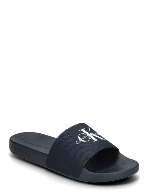 Slide Monogram Cv Calvin Klein Navy