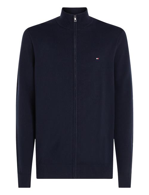 Essential Cotton Zip Thru Tommy Hilfiger Navy