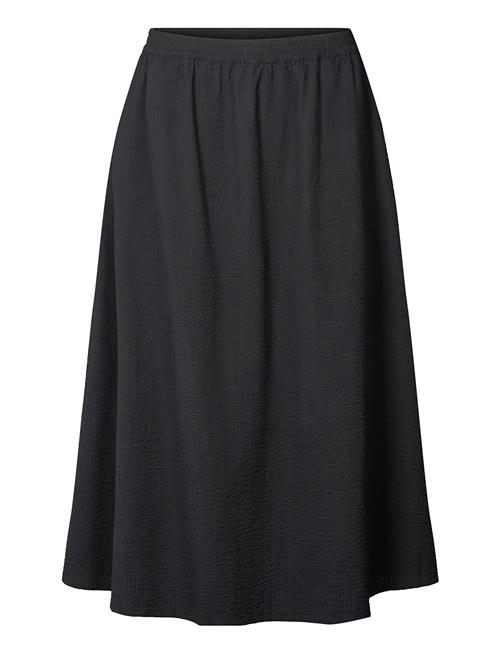 Agnes Skirt - Seersucker STUDIO FEDER Black