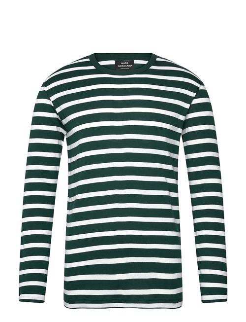 Trio Rib Tobias Tee Ls Mads Nørgaard Green