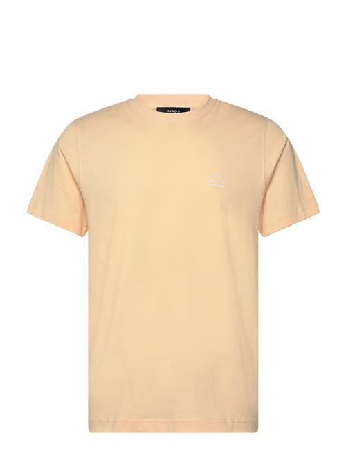 Cotton Jersey Frode Emb Logo Tee Mads Nørgaard Yellow