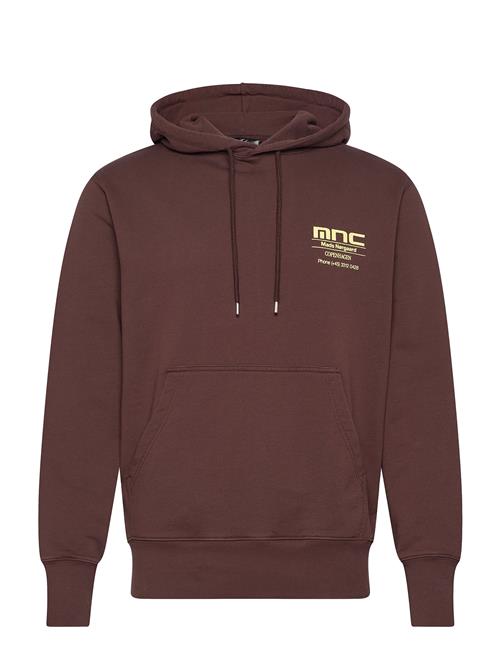 Compact Cotton Mnc Hoody Mads Nørgaard Brown