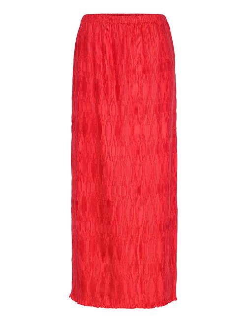 Moira Pleated Skirt French Connection Red