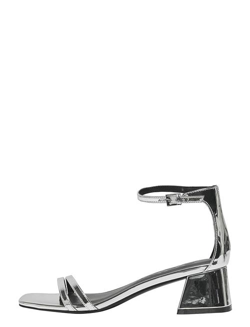 Onlaylin-5 Pu Strappy Heeled Sandal ONLY Silver