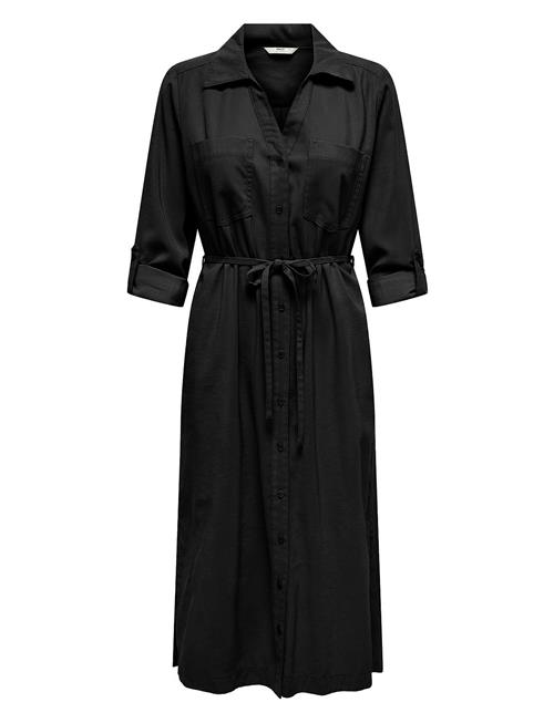 Onlaris Life Ls Belt Shirt Dress Cc Wvn ONLY Black