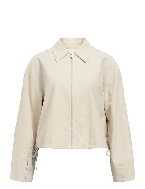 Objviggo Re Bomber Jacket Noos Object Beige