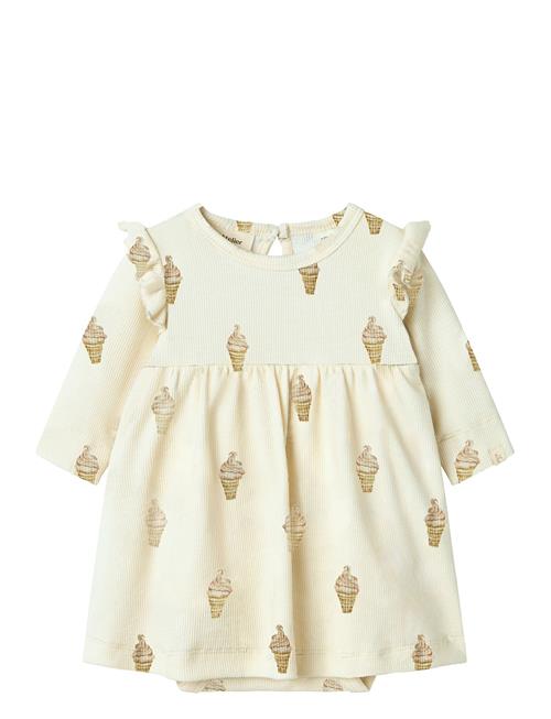 Nbfgavo Enk Ls Body Dress Lil Lil'Atelier Cream