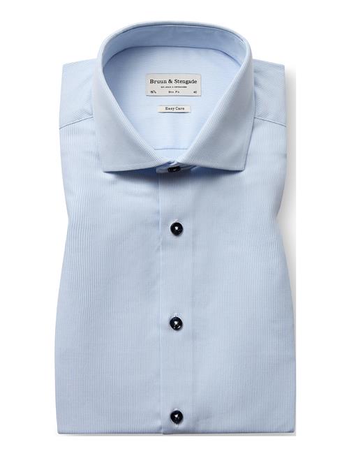 Bs Minaur Slim Fit Shirt Bruun & Stengade Blue