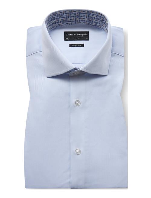 Bs Ruud Modern Fit Shirt Bruun & Stengade Blue