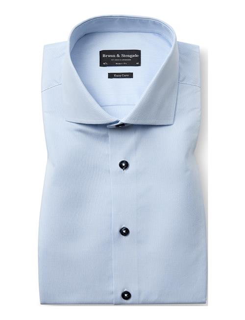 Bs Hukacz Modern Fit Shirt Bruun & Stengade Blue