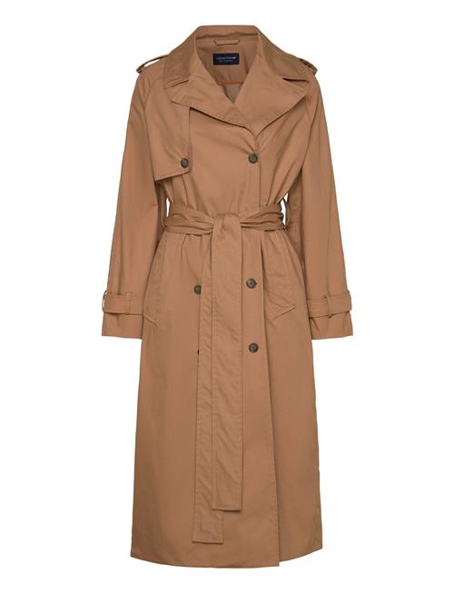 Over D Cotton Trench Coat Lexington Clothing Beige